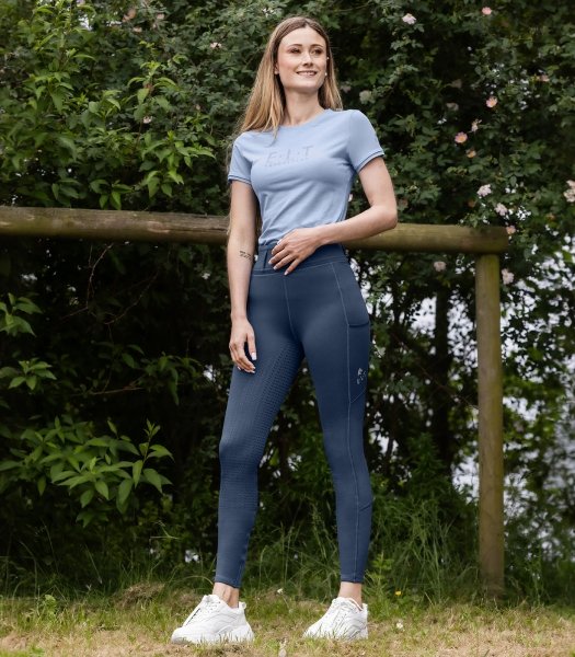 ELT ELLA Bryczesy/Legginsy jeździeckie z lejem silikonowym