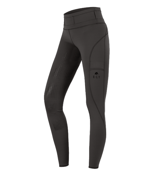 ELT HANNA HIGH WAIST Modelujące Legginsy/bryczesy jeździeckie z wysokim stanem i pełnym lejem silikonowym