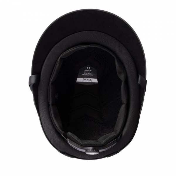 HORZE CADENCE Kask jeździecki regulowany SZEROKI DASZEK