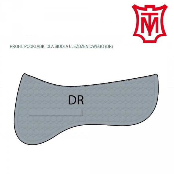 MATTES SYSTEM EWWA Podkładka pod siodło z futrem z owczej wełny dla koni wykłębionych