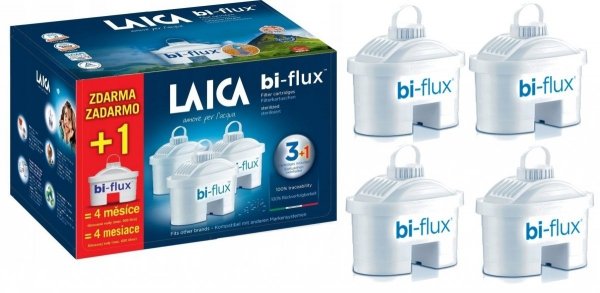 Włoskie wkłady filtrujące LAICA (Symbol F4S) ( Filtr do wody ) - 4 sztuki