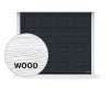 Brama LPU 42 5000 x 2000 mm, Kasetony S, Woodgrain, kolor RAL 7016 antracytowy + prowadzenie N