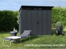 Domek ogrodowy z dachem dwuspadowym „Berry” model „Classic” typ 1