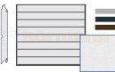 Brama LPU 42, 2315 x 1955, Przetłoczenia M, Sandgrain, kolor do wyboru
