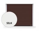 Brama LPU 42 2315 x 2080 mm, Przetłoczenia D, Silkgrain, kolor RAL 8028 brązowy + prowadzenie Z