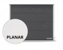 Brama RenoMatic 5000 x 2500 mm, Przetłoczenia L, Planar, kolor CH 703 Matt deluxe antracytowy z efektem metalicznym + prowadzenie N
