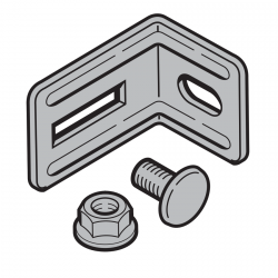 Kotwa prowadnicy bocznej, 8 sztuk