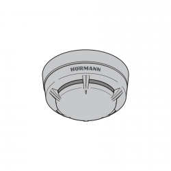 Hörmann wkład do czujki pożarowej H-RM-4070 – Black-Line, czarny powlekany