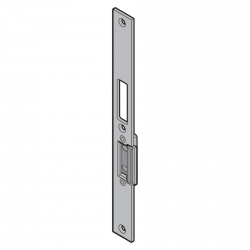 Blacha zaczepowa do zamka Comfort H5, stal nierdzewna, prawa