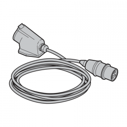 Przedłużacz CEE-16A 230 V, długość 4000 mm