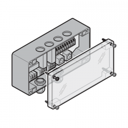 Uniwersalna płytka adaptacyjna UAP1-300 do wewnętrznego sterowania WA 250 / 300 lub zewnętrznego sterowania 300 z 2 m przewodem systemowym