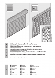 Instrukcja montażu, eksploatacji i konserwacji - Garażowa brama rolowana RollMatic obsługiwana ręcznie