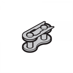 Ogniwo łączące do łańcucha drabinkowotulejkowego ISO 84