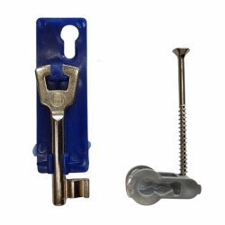 Wkładka pod zamek na klucz zwykły (tworzywo sztuczne), z 1 kluczem, klucz numer 8