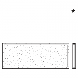 Szyba podwójna z tworzywa sztucznego, struktura kryszytałkowa 16 mm, DK