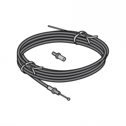 Cięgno Bowdena SE do WA 250 R, WA 300 R S4, WA 300 AR S4, długość 4000 mm