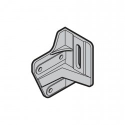 Mocowanie obejmy rolek, górne prawe