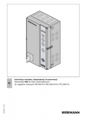 Instrukcja montażu, eksploatacji i konserwacji - Sterowanie 560 do bram przemysłowych do napędów osiowych WA 500 FU / WA 500 M-FU / ITO 500 FU