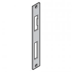 Blacha zaczepowa 92 mm do drzwi przejściowych (3 punkty mocowania), prawa