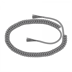 Przewód spiralny 5-żyłowy do wysokości bramy 11000 mm