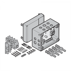 Jednostka rozszerzająca do lamp sygnalizacyjnych ES 2 w półobudowie bez lamp sygnalizacyjnych (tylko w połączeniu z serią 2)