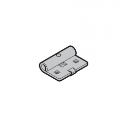 Obejma rolki, RH002, ocynkowana