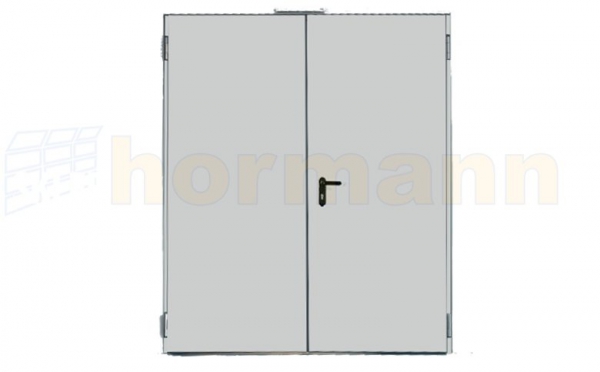 Drzwi wielofunkcyjne stalowe MZ, 2-skrzydłowe, 2000 x 2000