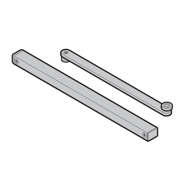 Dźwignia z szyną ślizgową (A)+(D) do drzwi bocznych