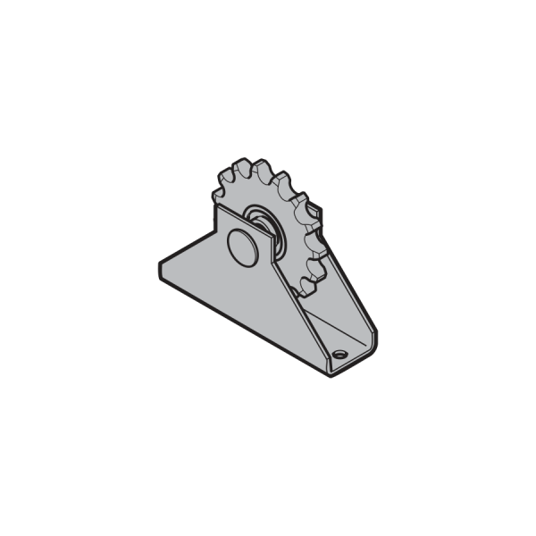 Koło napinające łańcuch, komplet, prawe