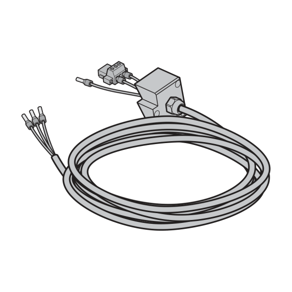 Przewód do połączenia sterowania 360 lub 300 U z wyłącznikiem głównym lub zewnętrznym wyłącznikiem głównym, z napędem, długość 20000 mm