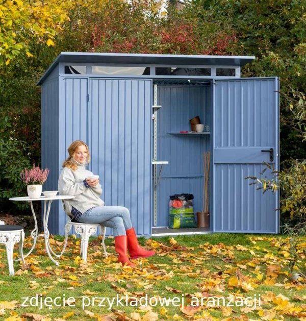 Domek ogrodowy z dachem jednospadowym „Berry” model „Classic” typ 3