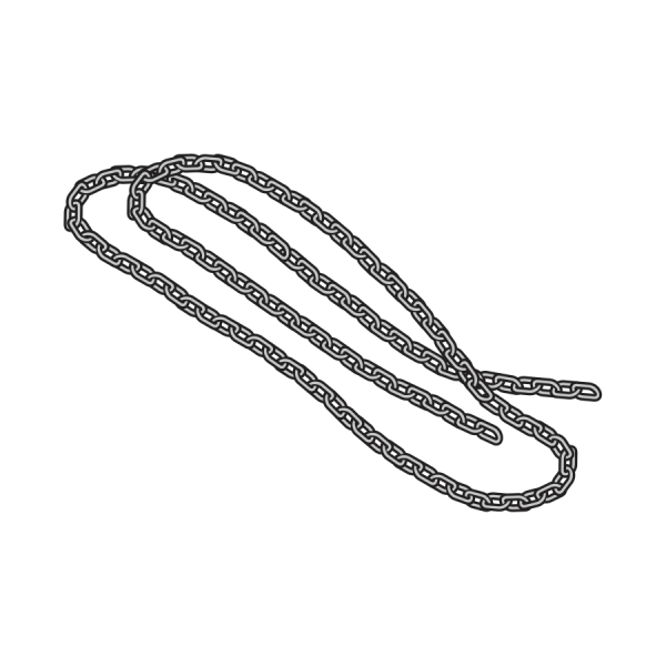 Awaryjny łańcuch ręczny do mechanizmu NHK WA 400, długość 12000 mm