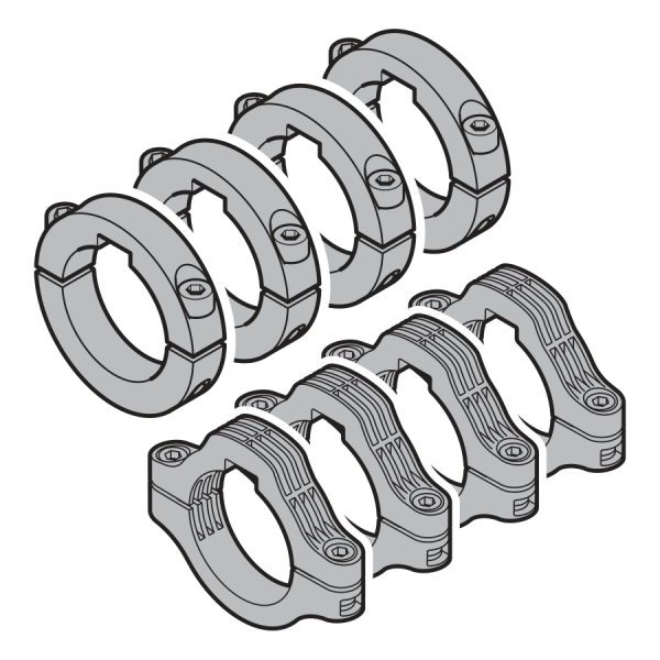 Tuleje dystansowe, pierścienie nastawne