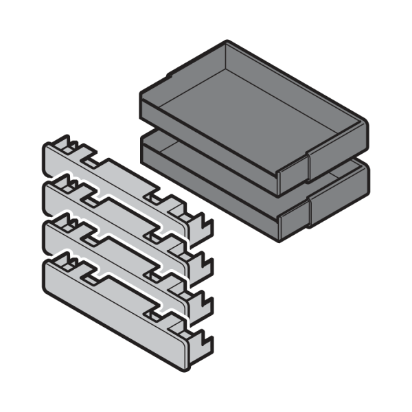 Zestaw: wyposażenie dodatkowe do ramy maskującej 95, biały