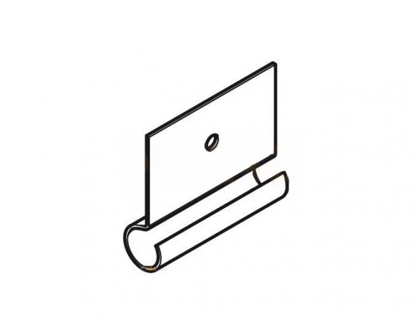 Płytka dokręcana do krat rolowanych basic