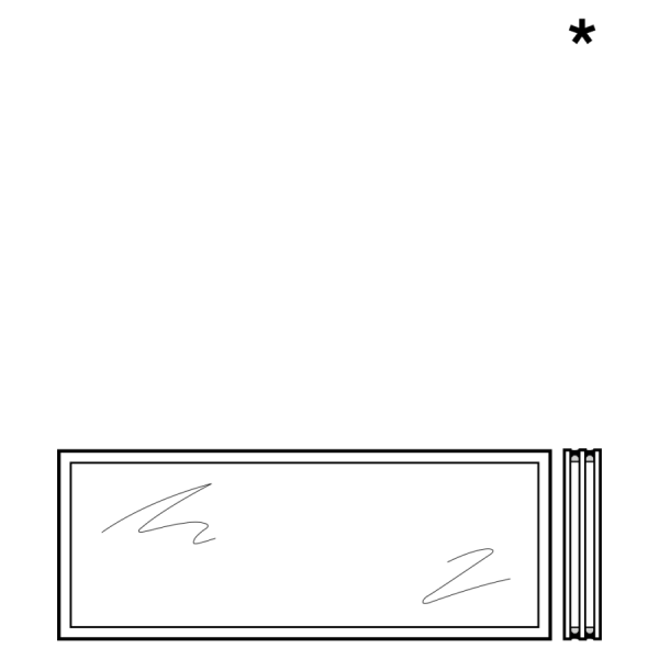 Potrójna szyba z tworzywa sztucznego, przezroczysta, 26 mm, S3