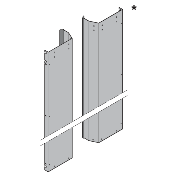 Pokrywa górna, 2-częściowa LDH > 2000 mm, prawa