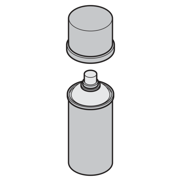 Farba w aerozolu 400 ml – RAL 9005, czarny