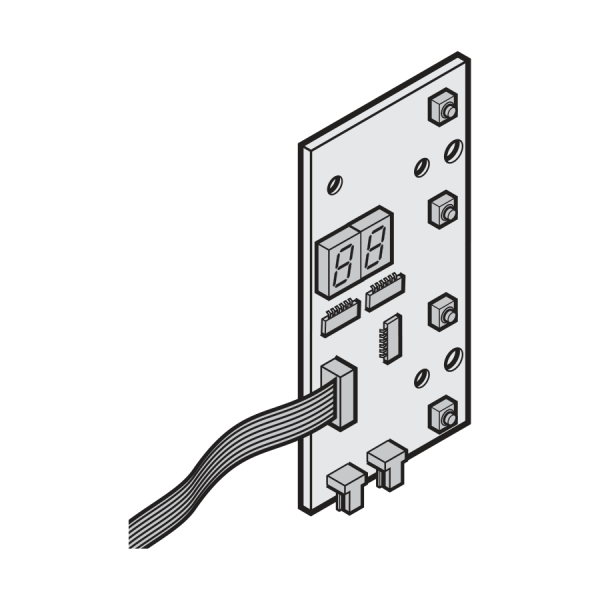 Płytka obwodu drukowanego wyświetlacza sterowania A / B 445, A / B 460 i B 460 FU-K