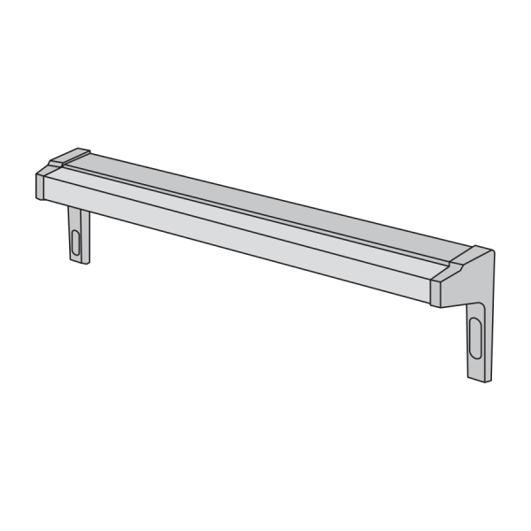 Dźwignia przeciwpaniczna Touch Bar (Francja), długość 802 mm, strona lewa