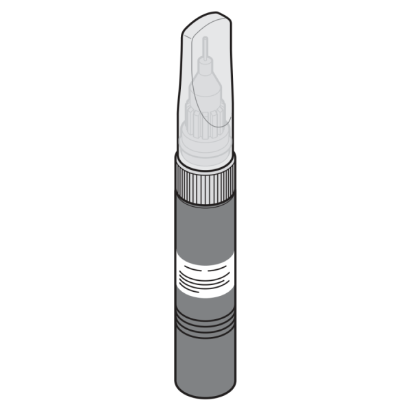 Pisak do lakierowania 25 ml, RAL 9006 półmat