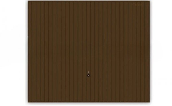 Brama uchylna Pearl N 80, 2500 x 2000, Pearlgrain, kolor brązowy RAL 8028