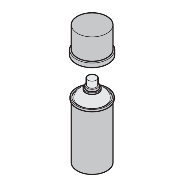 Farba w aerozolu 375 ml, RAL 7016 delikatna struktura