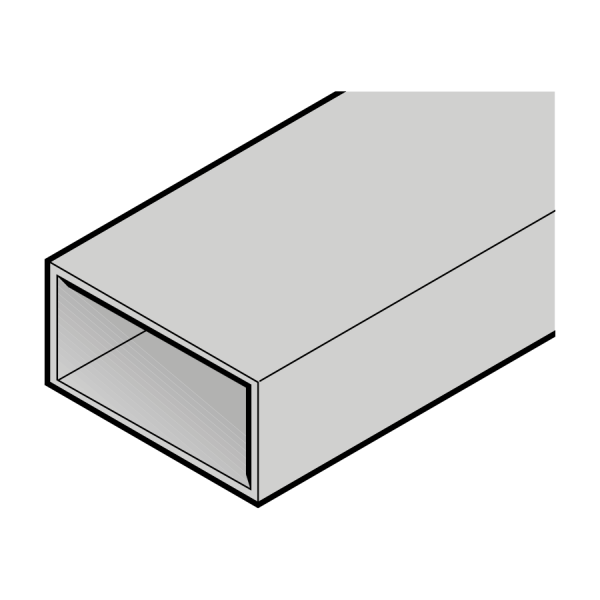 Profil zamknięty 120 × 60 × 3 mm, ocynkowany ogniowo, sprzedaż na metry