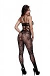 BACI BODYSTOCKING CZARNE WZORZYSTE 50008-1