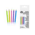 Świeczki urodzinowe magiczne pastelowe / 10 szt./