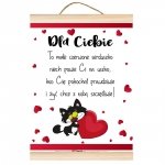 Dyplom dla zakochanych Dla Ciebie - to małe czerwone serduszko...