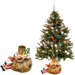 Stojak na choinkę WOREK Z PREZENTAMI, 44x30x29.5 cm