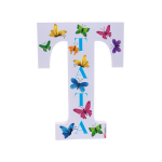 Litera 3d z napisem Tata motyle 19,5 cm