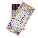 Czekolada mleczna w złotym opakowaniu z napisem Najsłodsza Mama. 90g